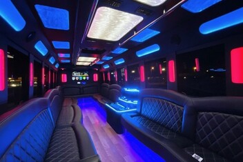 Albuquerque Limousine Bus Interior