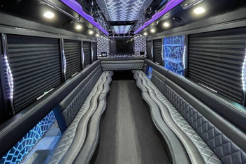 Albuquerque Party Bus Interior