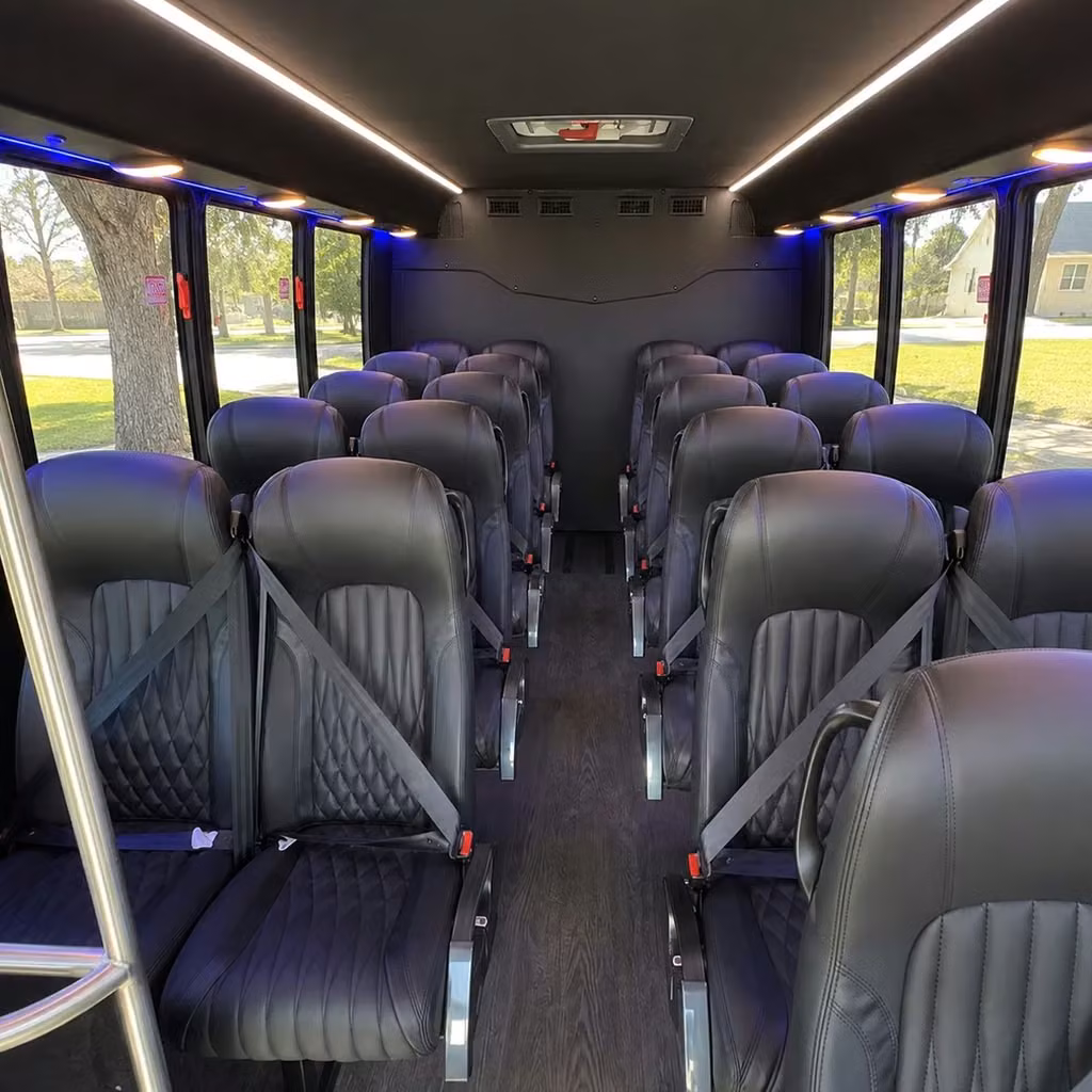 28 passenger minibus inside