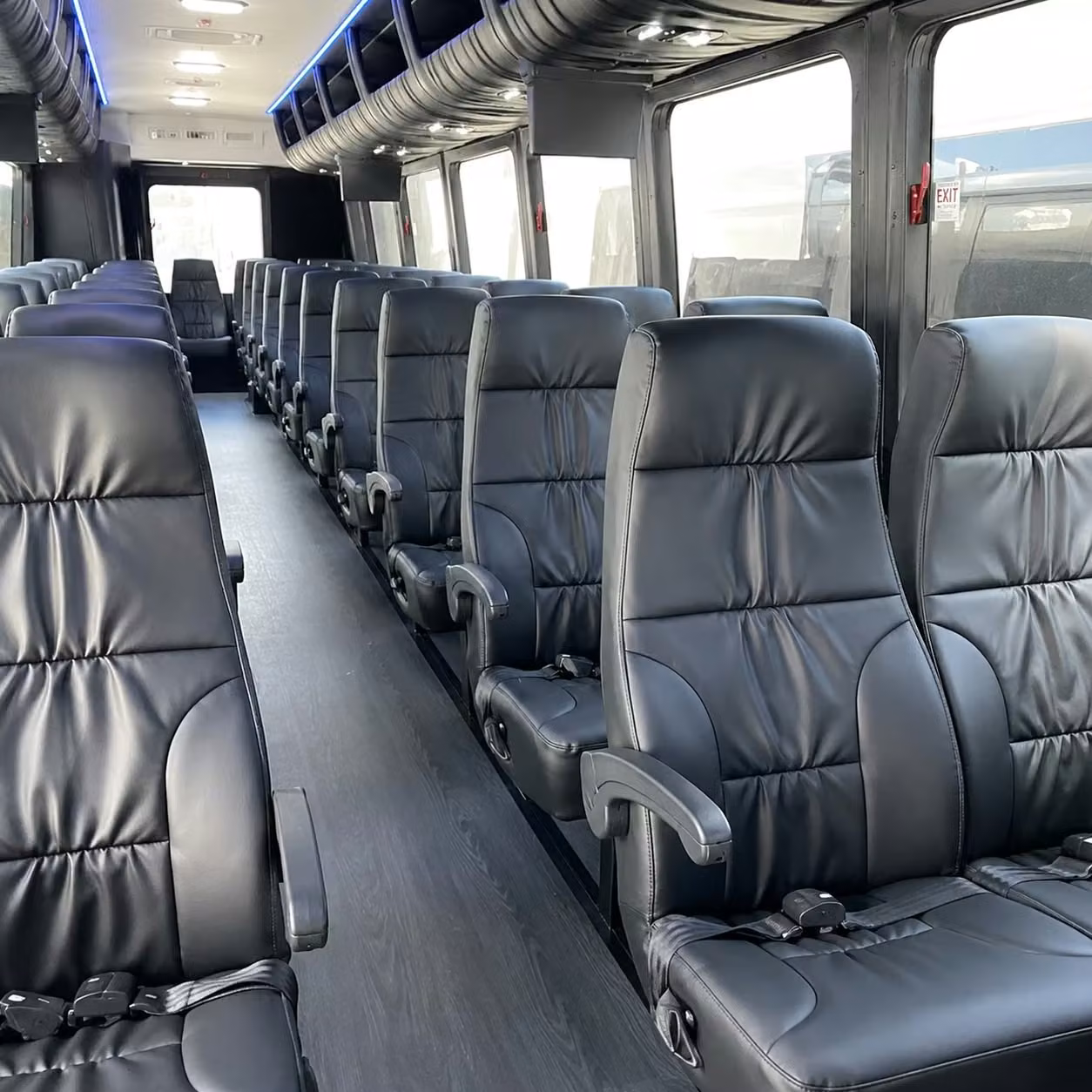 28 passenger minibus interior