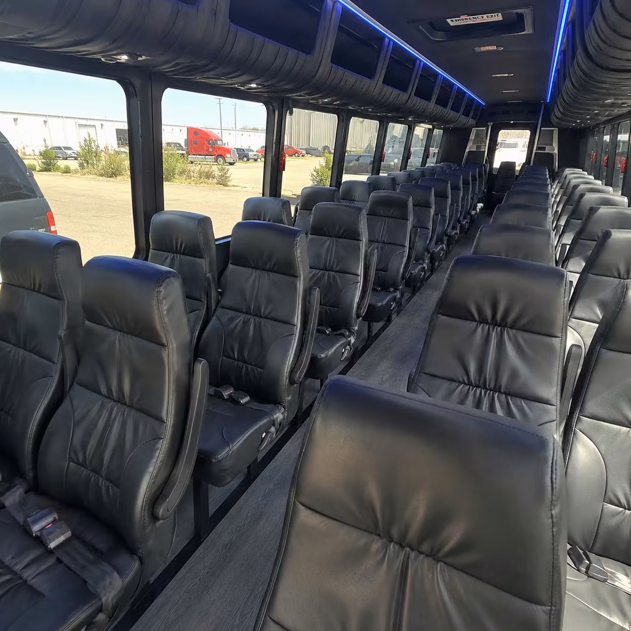 30 passenger minibus inside