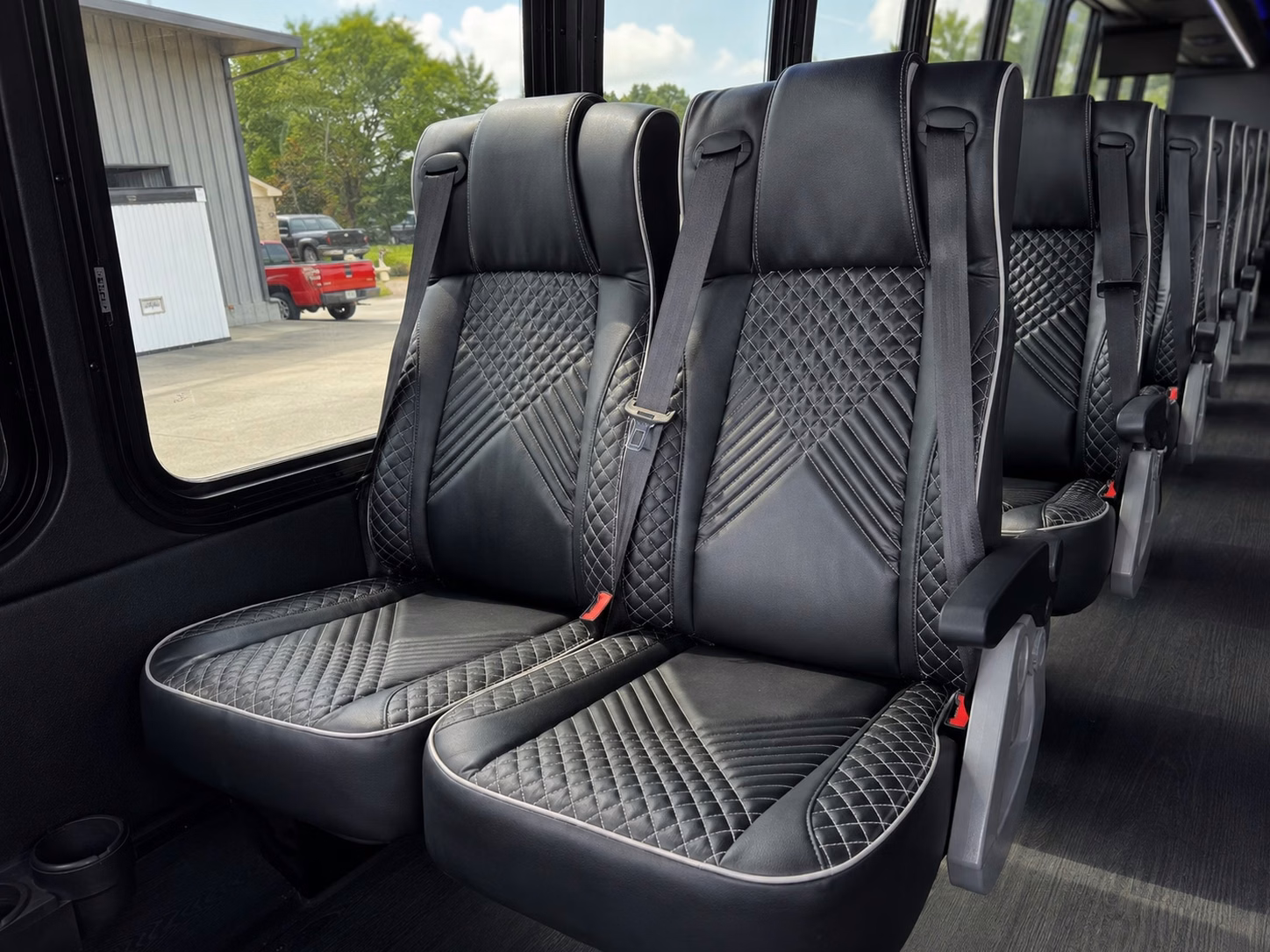 albuquerque charter bus rental interior